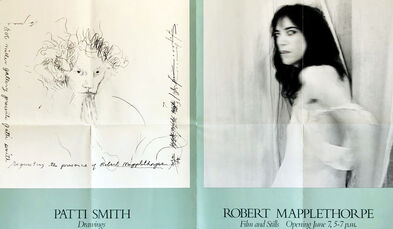Robert Mapplethorpe, ‘Robert Mapplethorpe Patti Smith 1978 exhibition poster ’, 1978