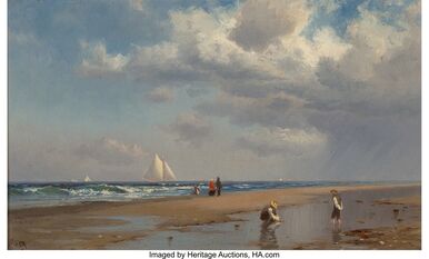 Francis Augustus Silva, ‘By the Sea’