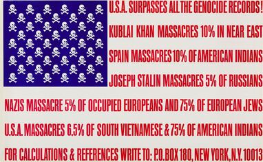 George Maciunas, ‘U.S.A Surpasses All the Genocide Records’, 1966