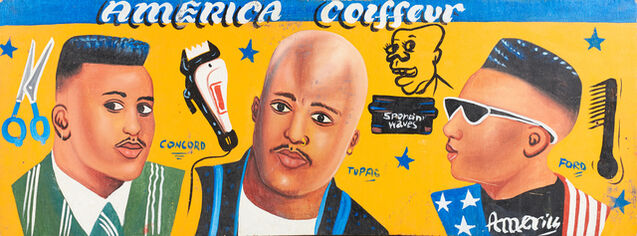 West African Barber Shop Sign | Artsy