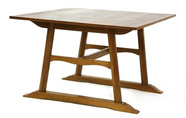 George Walton, ‘An Arts and Crafts oak dining table’