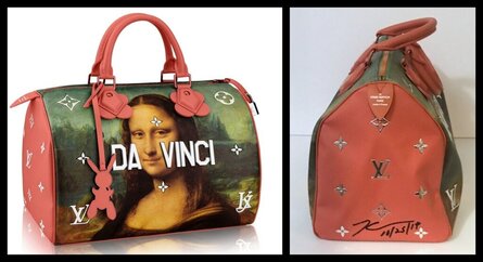 da vinci louis vuitton backpack Multicolor Masters Jeff Koons THE CLOSET Beyond the zipped front pocket Discovery Backpack PM G77 -