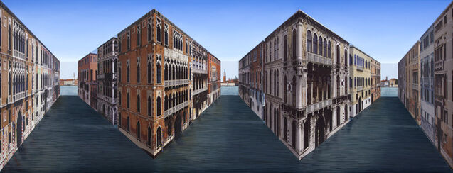 Patrick Hughes | Very Nice, Venice (2007) | Available for Sale | Artsy
