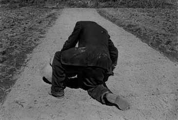 Rob Amberg, ‘Doug Walling Sowing Tobacco Bed, Sodom, Madison County, NC ’, 1978