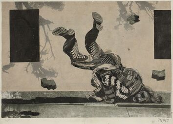 Palle Nielsen, ‘Komposition over Jeremias Klagesange II, 22 (Composition on the Lamentations of Jeremiah II, 22) ’, 1957