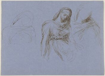 George Frederic Watts, ‘Study of Death for "Time and Death"’, ca. 1868