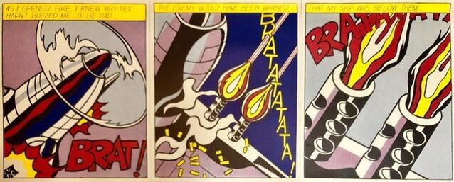 Roy Lichtenstein | Vintage Offset Lithograph Triptych Roy Lichtenstein ...