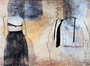 Ben Shahn, ‘Suzanna and the Elders’, 1948