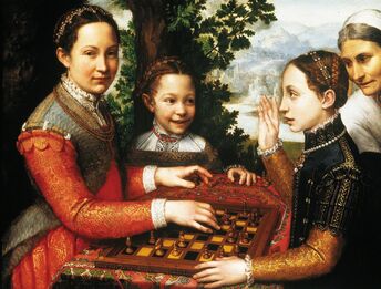 Sofonisba Anguissola, ‘The chess game’, 1555
