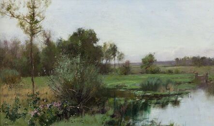 Bruce Crane, ‘Meadow in Spring’, 1880-1889