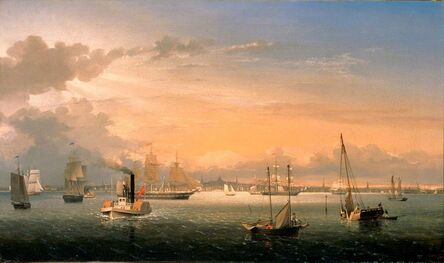 Fitz Henry Lane, ‘Boston Harbor’, 1854