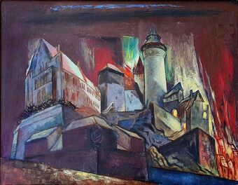 Stefan Hirsch, ‘The Burning Castle’, 1944