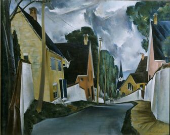 Preston Dickinson, ‘Old Quarter, Quebec’, 1927