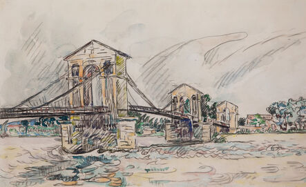 Paul Signac, ‘Bourg-Saint-Andéol. Le Pont’, ca. 1927