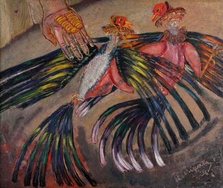 Carlos Enriquez, ‘Pelea de Galloz’, 1956