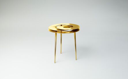 Janne Kyttanen, ‘Rollercoaster Small Table (Gold Plated)’, 2014