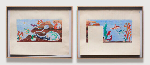 Marion Elizabeth Adnams | A two part design for a Nautical Mural (1930s ...