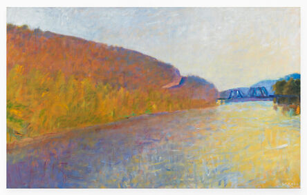 A Slight Curve in the Meadow's Edge, 1989 by Wolf Kahn - Granary Gallery