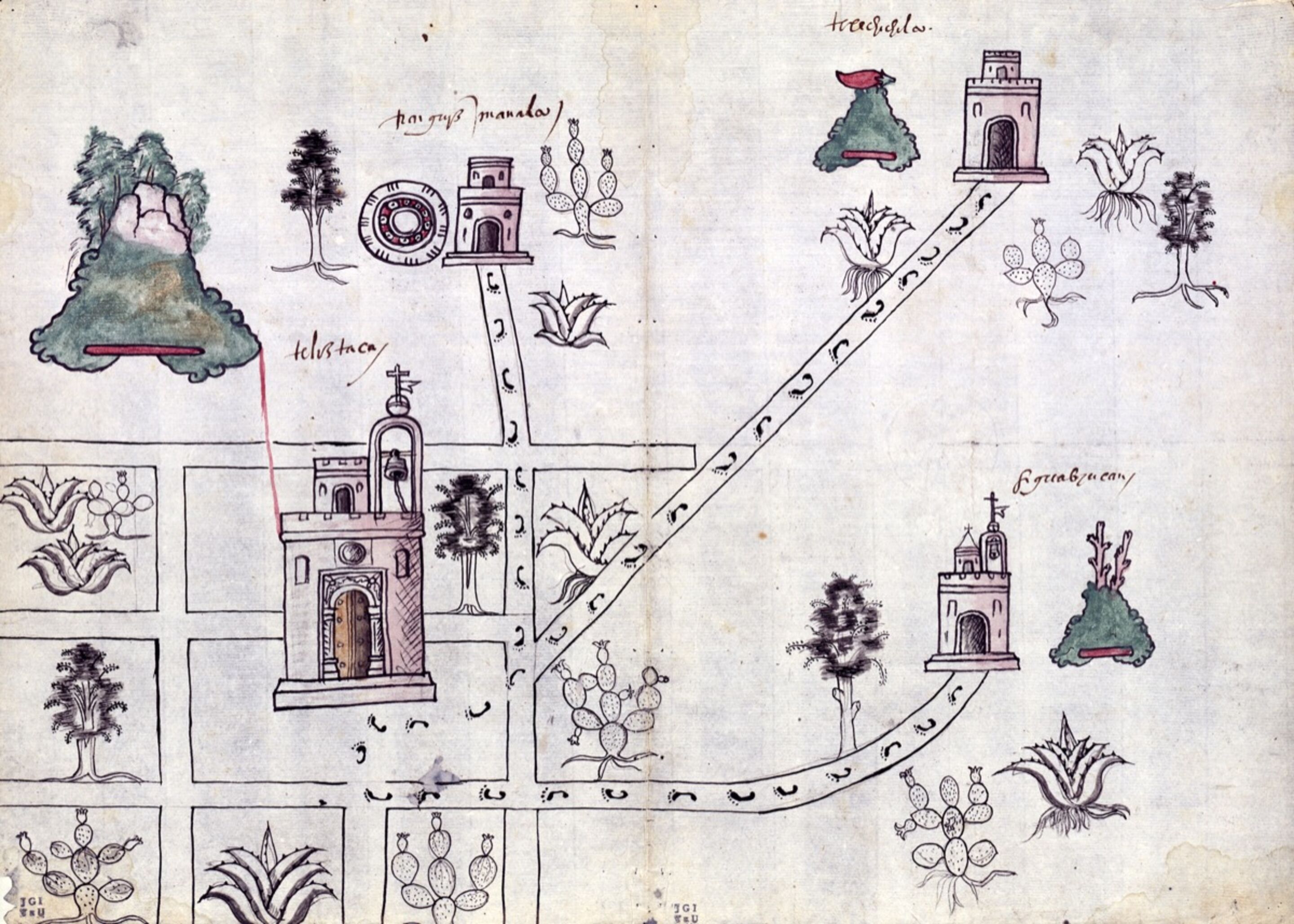 Tetliztaca Map