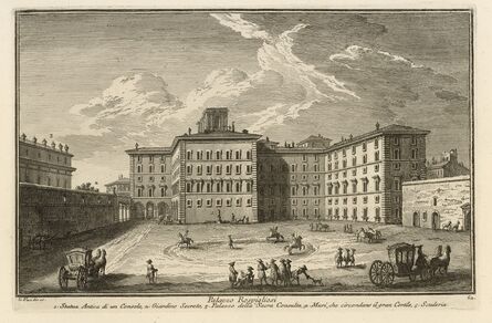 Giuseppe Vasi, ‘Palazzo Rospigliosi’, 1747