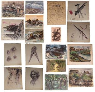 James W. Woodruff, ‘Lot of 17 James Woodruff Landscape, Abstract and Figurative Paintings’, 1930s-1970s