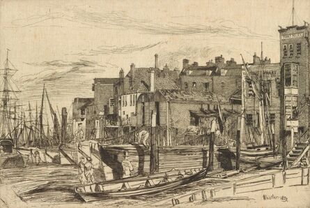 James Abbott McNeill Whistler, ‘Thames Police’, 1859