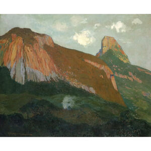 Hans Paap, ‘‘Montanha de Tijuca’ (mountains in Rio de Janeiro)’, 1923