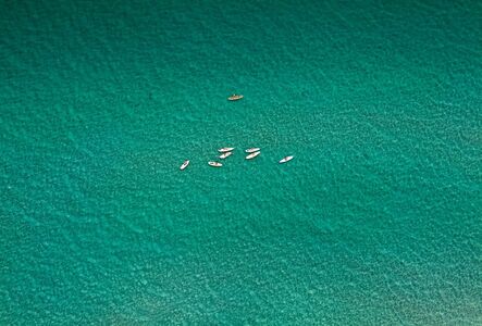 Jill Peters, ‘Paddle Boarders - Aerial Photography’, 2015
