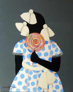 Good Girl Gets a Lollipop (the sale of this piece benefits the non-profit Zenith Community Arts Foundation)