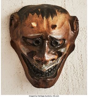 Atelier de Breteuil, ‘Japonesque Oni Mask’, circa 1900