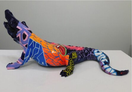 Crocodile (1) par Richard Orlinski, 2013 | Sculpture Crocodile (1) par Richard Orlinski, 2013 | Sculpture