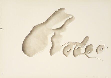 OK (State I) (1990) by Edward Ruscha OK (State I) (1990) by Edward Ruscha