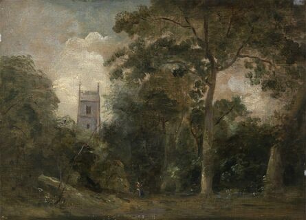 John Constable, ‘A Church in the Trees’, ca. 1800