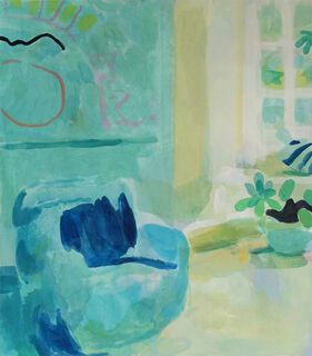 Tim Braden, ‘Interior with Blue Armchair (Patrick Heron)’, 2016