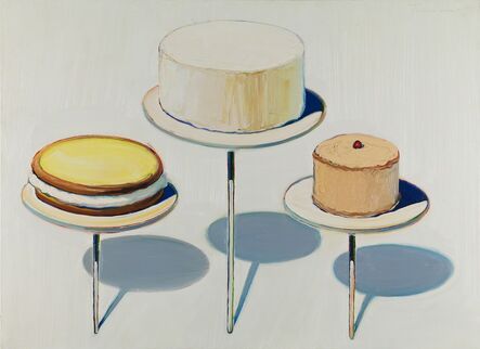 Wayne Thiebaud, ‘Display Cakes’, 1963