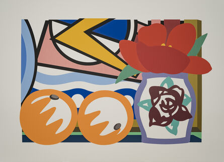 Tom Wesselmann, ‘Still life with Lichtenstein and two oranges’, 1992