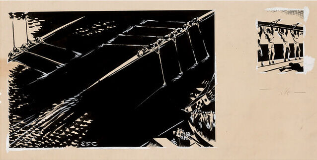 E. Simms Campbell | Rowing Team Regatta, African American Illustrator ...