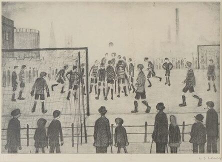 Laurence Stephen Lowry, ‘The Football Match (Signed)’, 1973