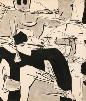Gene Davis, ‘Dance Party’, 1952