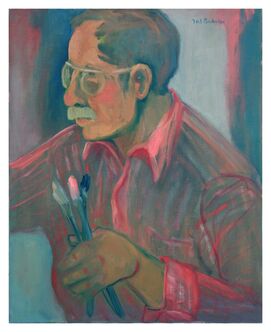 Molly E. Brubaker, ‘An Artist and His Tools - Vintage Figurative Portrait’, ca. 1977