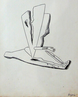 Camille Bryen, ‘Surrealist composition with Arm’, ca. 1935