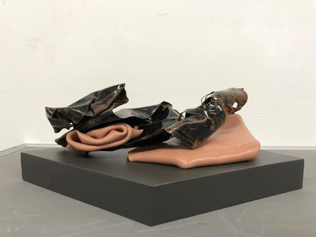 Kennedy Yanko uses a unique medium featuring found metal and paint