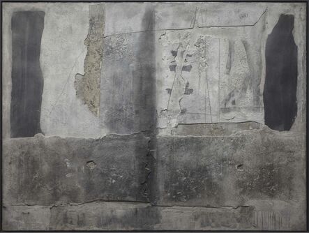 Antoni Tàpies, ‘Superposition de matière grise (Superimposition of Grey Matter)’, 1961