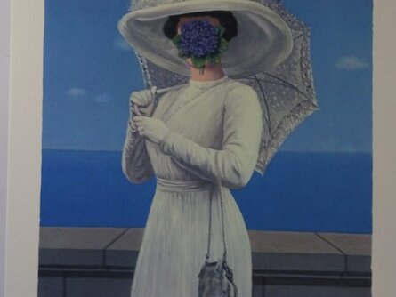 rene magritte evening dress The Evening Gown 1954 by Rene Magritte-Art Print, Frame Art, Painting UnixCanvas