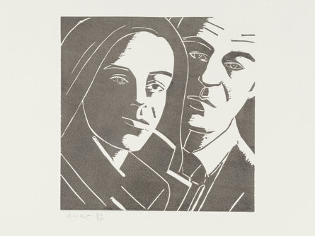 alex katz grey dress Alex Katz | Gray Dress (Laura) (1992)