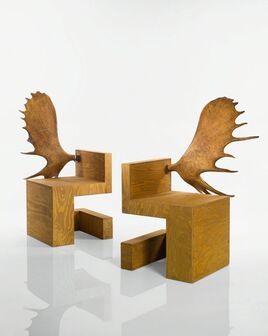 Rick Owens, ‘Pair of Stag Chairs’, 2007