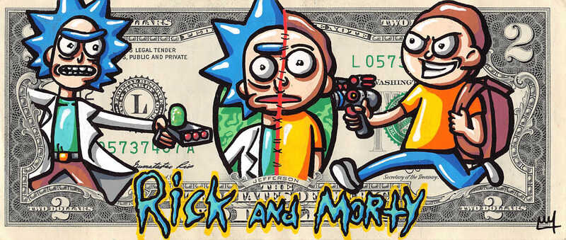 Wegs Rick and Morty Split (2021) Artsy1