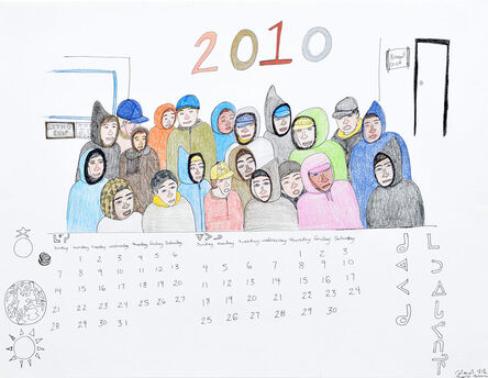 Shuvinai Ashoona, ‘untitled (2010 calendar)’, 2010