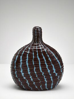 Massimo Micheluzzi, ‘brown & blue carved’, 2005