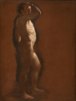 Corrado Giaquinto, ‘MALE NUDE STUDY’